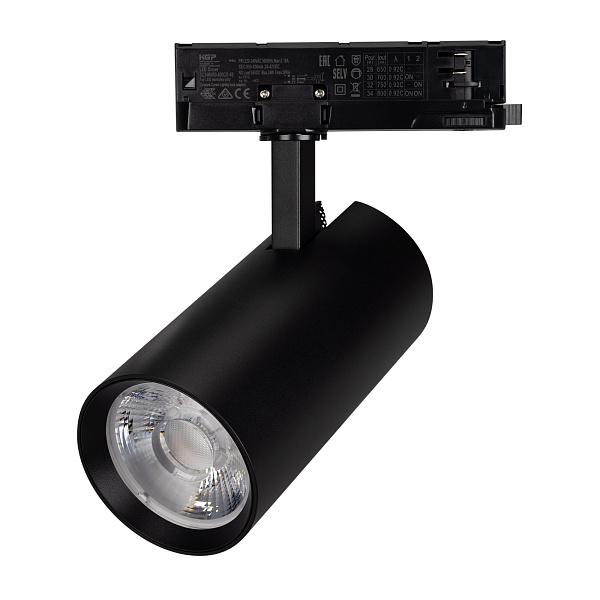 Светильник LGD-GERA-4TR-R90-30W Warm3000 (BK, 36 deg, 230V) (Arlight, IP20 Металл, 5 лет)