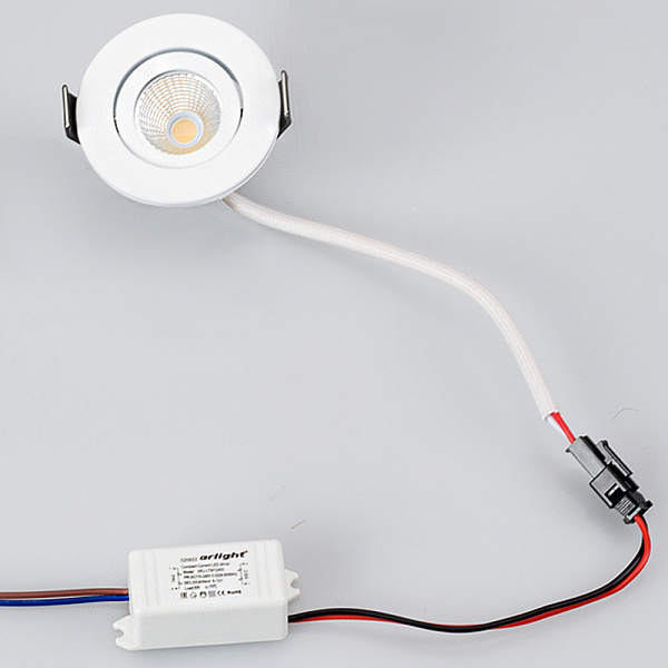 Светодиодный светильник LTM-R50WH 5W White 25deg (Arlight, IP40 Металл, 3 года) Lednikoff