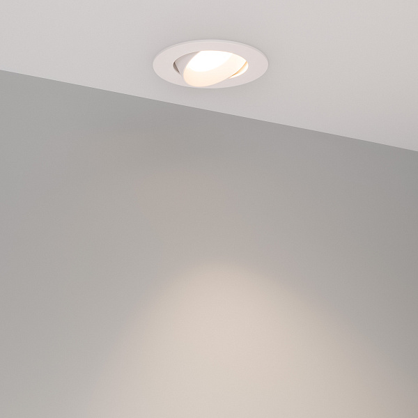 Светильник MS-ATOLL-BUILT-TURN-R94-10W Day4000 (WH, 60 deg, 230V) (Arlight, IP54 Металл, 5 лет) Lednikoff