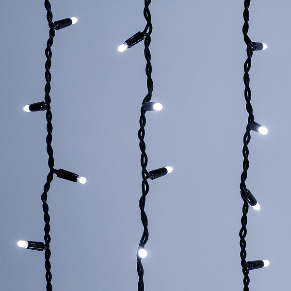 Светодиодная гирлянда ARD-CURTAIN-PRO-2000x3000-BLACK-760LED-STD WHITE (230V, 70W) (Ardecoled, IP65) Lednikoff