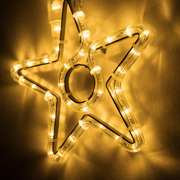 Фигура светодиодная ARD-STAR-M4-200x220-36LED Warm (230V, 2.5W) (Ardecoled, IP65) Lednikoff