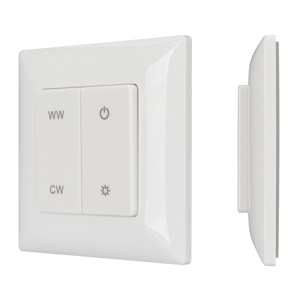 Панель SMART-P48-MIX-P-SUF (3V, 1 зона, Knob, 2.4G) (Arlight, Пластик) Lednikoff