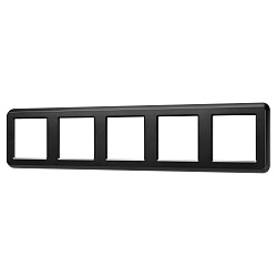 Рамка пластиковая FRM-VERSA-PL-5-BK (Arlight, -)