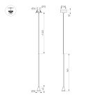 Светильник SP-RINAR-HANG-L565-5W Warm3000 (BK, 36 deg, 230V)  (Arlight, IP20 Металл, 5 лет) Lednikoff
