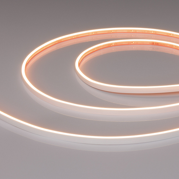 Светодиодная лента герметичная VELA-M240-2.5x6mm 24V Warm3000 (5 W/m, IP65, 5m) (Arlight, узкая) Lednikoff