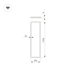 Светильник DL-INTENSO-S300x1200-40W Day4000 (WH, 120 deg, CRI90, 230V) (Arlight, IP40 Металл, 5 лет) Lednikoff