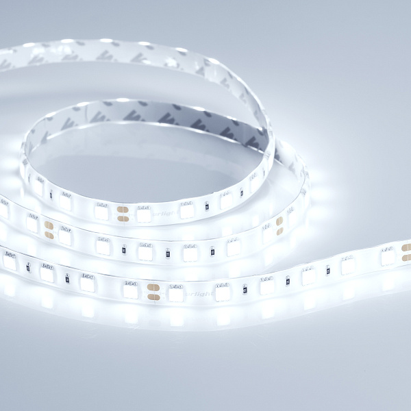 Светодиодная лента RTW 2-5000SE 24V Cool 2x (5060, 300 LED, LUX) (Arlight, 14.4 Вт/м, IP65) Lednikoff