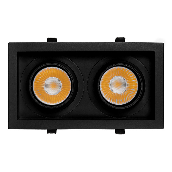 Светильник MS-VORTEX-BUILT-S250x140-2x30W Warm3000 (BK-BK, 17 deg, 230V) (Arlight, IP20 Металл, 5 лет) Lednikoff