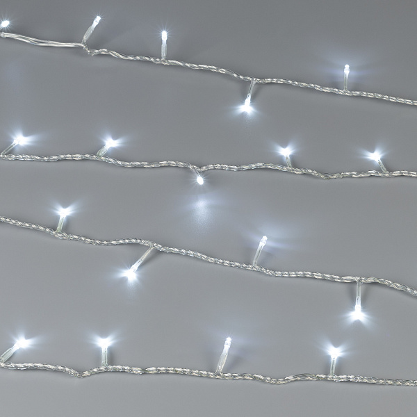 Светодиодная гирлянда ARD-STRING-HOME-5000-CLEAR-50LED-FLASH WHITE (230V, 3.5W) (Ardecoled, IP20) Lednikoff