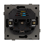 Механизм розетки с USB зарядкой SCT-TENDO-MUAC-PL-GR (230V, 16A) (Arlight, Графитовый) Lednikoff