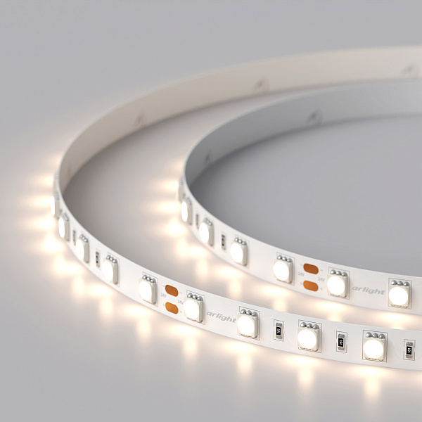 Светодиодная лента RT 2-5000 24V Day4000 2x (5060, 300 LED, LUX) (Arlight, 14.4 Вт/м, IP20) Lednikoff
