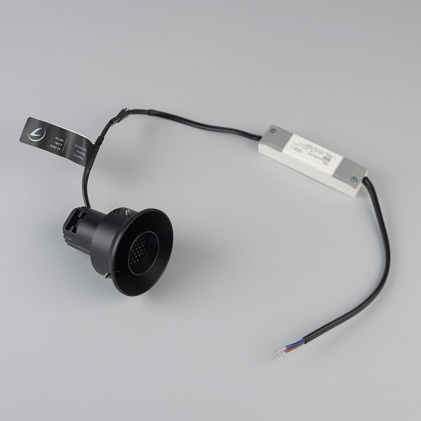 Светильник безрамочный DL-ROTARA-R63-6W Warm3000 (Черный RAL9005, 36 deg, 230V) (Arlight, IP20 Металл, 5 лет) Lednikoff