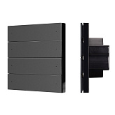 INTELLIGENT ARLIGHT Кнопочная панель SMART DALI-301-22-8K-D2-IN Black (BUS, Frameless) (IARL, IP20 Пластик, 5 лет)