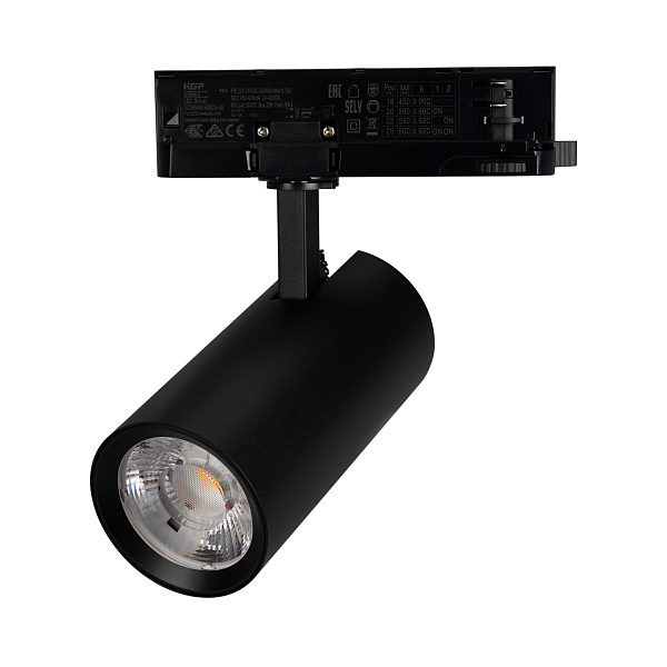 Светильник LGD-GERA-TRUECOLOR-4TR-R74-20W Day4000 CRI98 (Черный, 55 deg, 230V) (Arlight, IP20 Металл, 5 лет)