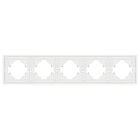 Рамка пластиковая FRM-TENDO-SFPL-5-WH (Arlight, Матовый белый) Lednikoff
