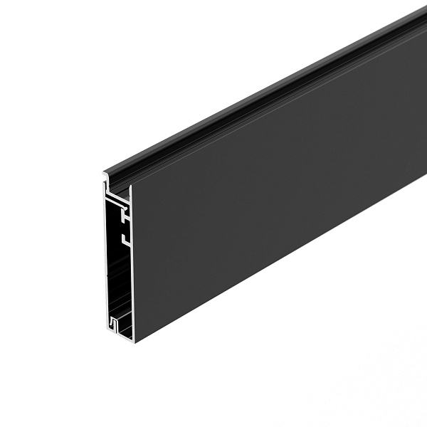 Профиль PLINTUS-H55-2000 BLACK (Arlight, Алюминий) Lednikoff