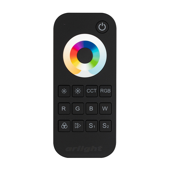 Пульт SMART-R21-MULTI Black (1 зона, 2.4G) (Arlight, IP20 Пластик, 5 лет) Lednikoff