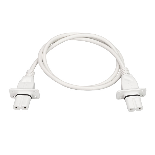 Коннектор ARL-TAIL-1000-CON-FF-2pin (WH) (Arlight, IP20 Пластик, 5 лет) Lednikoff