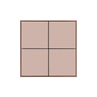 INTELLIGENT ARLIGHT Кнопочная панель KNX-304-23-IN Champagne (BUS, Frame) (IARL, IP20 Металл, 2 года) Lednikoff