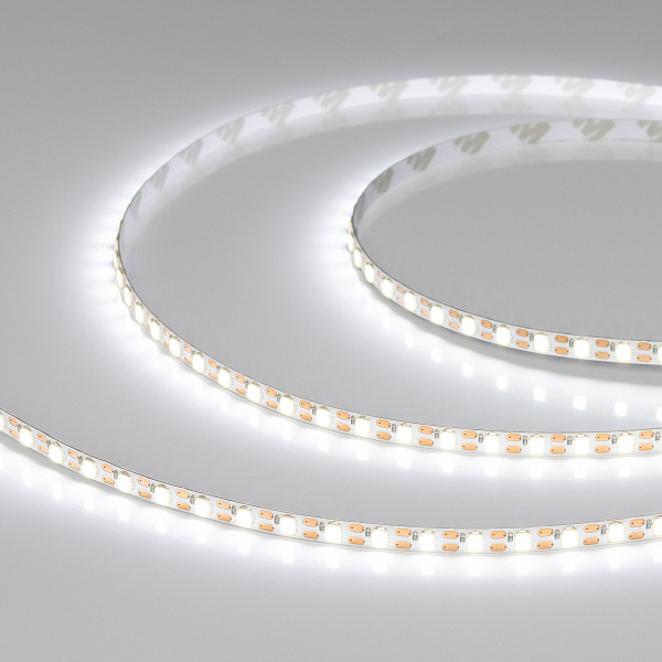 Светодиодная лента FC-A120-5mm 24V Сool8K-CX1 (10 W/m, IP20, 5m) (Arlight, резка 1 светодиод) Lednikoff