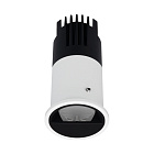 Светильник встраиваемый DL-VEILA-R39-6W Warm3000 (Белый RAL9003, A44x46 deg, 230V) (Arlight, IP20 Металл, 5 лет) Lednikoff