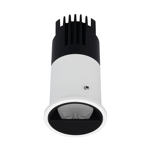 Светильник встраиваемый DL-VEILA-R39-6W Warm3000 (Белый RAL9003, A44x46 deg, 230V) (Arlight, IP20 Металл, 5 лет) Lednikoff