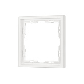 Рамка пластиковая FRM-NOBE-SFPL-1-WH (Arlight, Белый кварц)