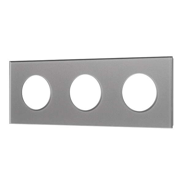 Рамка стеклянная FRM-GLARE-GC-3-GR (Arlight, -) Lednikoff