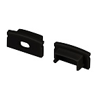 Заглушка LINE-1708 BLACK с отверстием (Arlight, Пластик) Lednikoff