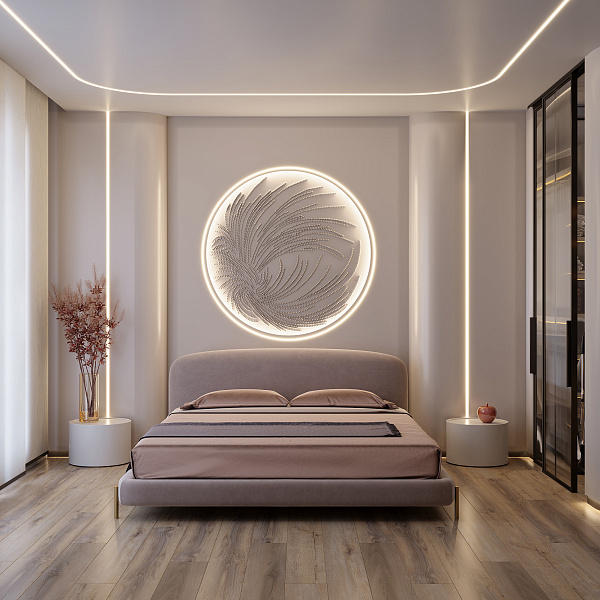 Светодиодная лента герметичная MOONLIGHT-SIDE-A168-4x10mm 24V Warm3000 (7.2 W/m, IP65, 5m, wire x2) (Arlight, Вывод прямой, 3 года)