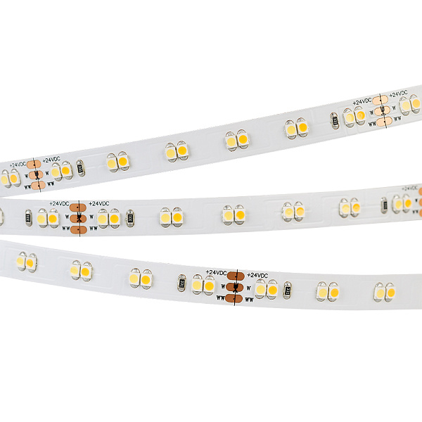 Светодиодная лента UL-A120-10mm 24V White-MIX (9.6 W/m, IP20, 5m) (Arlight, Изменяемая ЦТ) Lednikoff