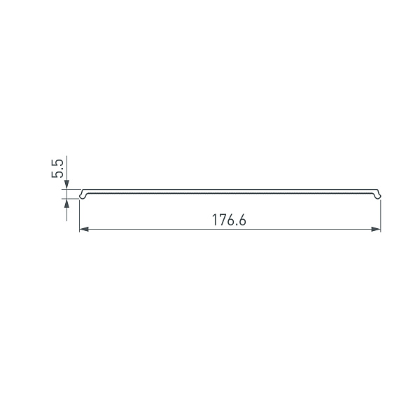 Экран ARH-POWER-W180-2000 OPAL (Arlight, Пластик) Lednikoff
