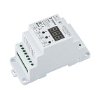 INTELLIGENT ARLIGHT Диммер SMART-DALI-104-62-ADDR-RGBW-DT6/DT8-PD-DIN White (12-48V, 4x5А)  (IARL, IP20 Пластик, 5 лет) Lednikoff