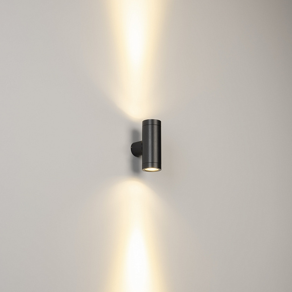 Светильник LGD-RAY-WALL-TWIN-R46-2x3W Day4000 (GR, 24 deg, 230V) (Arlight, IP65 Металл, 3 года) Lednikoff