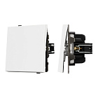 Механизм выключателя одноклавишный проходной SWT-TENDO-MKP1-PL-WH (230V, 10A) (Arlight, Белый) Lednikoff