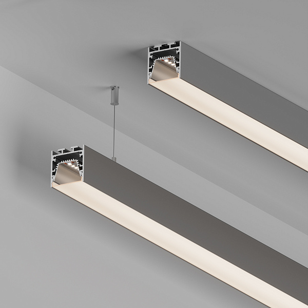 Профиль LINE-3535-TRAY-3000 ANOD (Arlight, Алюминий) Lednikoff