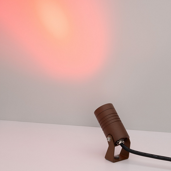 Светильник KT-RAY-COLOR-R42-6W RGB (RS, 25 deg, 12V) (Arlight, IP67 Металл, 3 года) Lednikoff