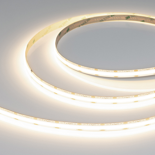 Светодиодная лента COB-X560-10mm 24V Day4000 (5-15 W/m, IP20, 5m) (Arlight, -) Lednikoff