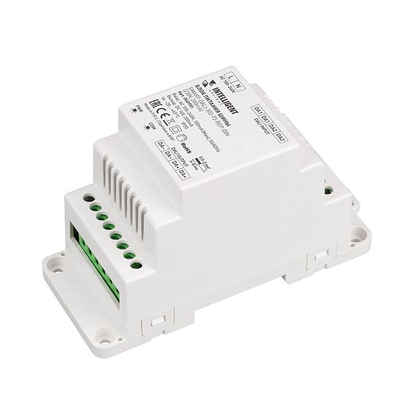 INTELLIGENT ARLIGHT Блок питания шины SMART-DALI-302-72-REP-DIN (230V, 200mA) (IARL, IP20 Пластик, 5 лет) Lednikoff
