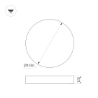 Светильник SP-PLATO-R1000-115W Day4000 (BK, 120 deg, 230V) (Arlight, IP20 Металл, 5 лет) Lednikoff