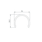 Экран G-LP полуматовый для PLS-GIP (Arlight, Пластик) Lednikoff