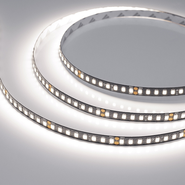 Светодиодная лента RT-5000-2835-160-24V Day4000 (Black 8mm, 12W/m, IP20) (Arlight, -) Lednikoff