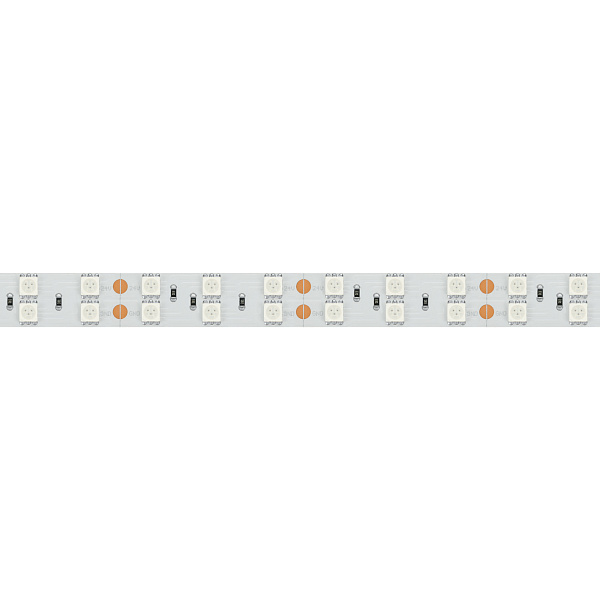 Светодиодная лента RT 2-5000 24V Yellow 2x2 (5060, 600 LED, LUX) (Arlight, 28.8 Вт/м, IP20) Lednikoff