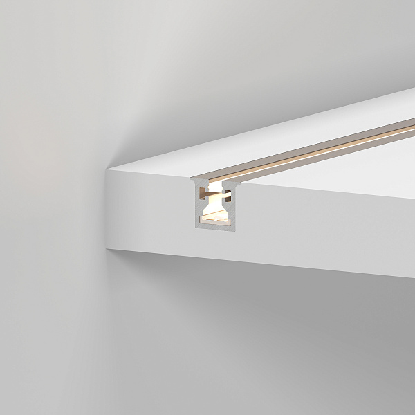 Профиль с экраном SL-MINI-3-H10-F12-2000 CHAMPAGNE GOLD (Arlight, Алюминий+пластик) Lednikoff