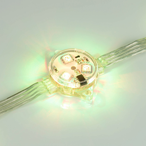 Модуль управляемый DMX-B3-D30 12V RGB (0.72W, IP68, 140 deg) (Arlight, Пластик, 3 года) Lednikoff