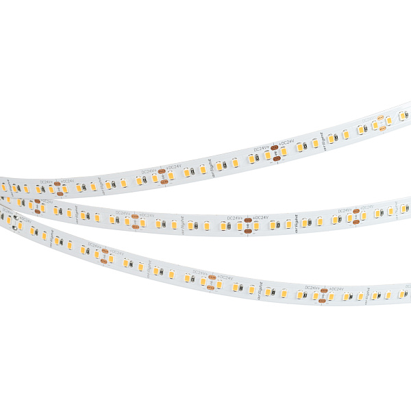 Светодиодная лента RT-A140-10mm 24V Warm3000 SUN (20 W/m, IP20, 2835, 5m) (Arlight, -) Lednikoff