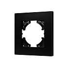 Рамка пластиковая FRM-PERIO-PL-1-BK (Arlight, -) Lednikoff