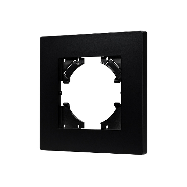 Рамка пластиковая FRM-PERIO-PL-1-BK (Arlight, -) Lednikoff