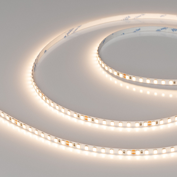 Светодиодная лента RT-A160-5mm 24V Warm3500 CRI95 (15 W/m, IP20, 5m) (Arlight, CRI>95) Lednikoff