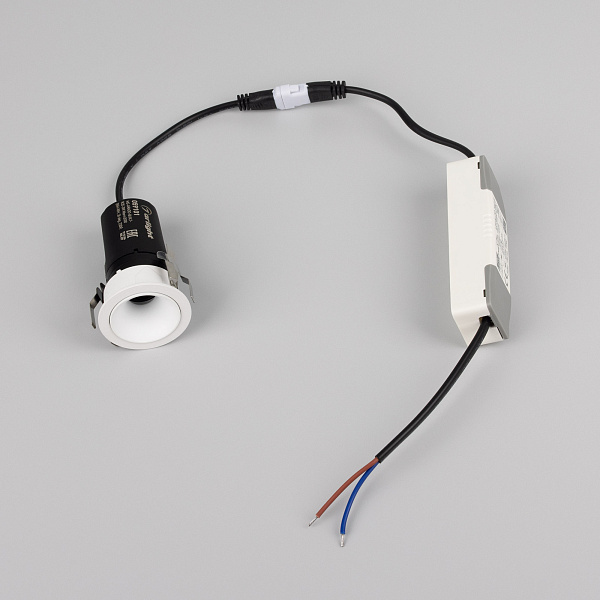 Светильник MS-ARADO-BUILT-R35-3W Warm3000 (WH-WH, 36 deg, 230V) (Arlight, IP20 Металл, 5 лет) Lednikoff